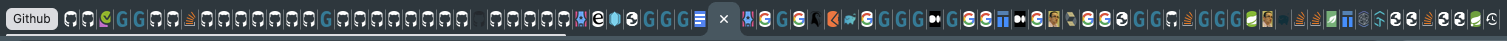 opened tabs